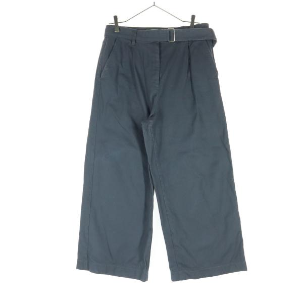IENA イエナ 日本製 ワイドパンツ 40 ブルーグレー レディース 古着 中古
