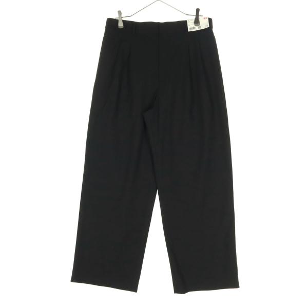 UNIQLO ユニクロ ワイドパンツ XL ブラック レディース 古着 中古