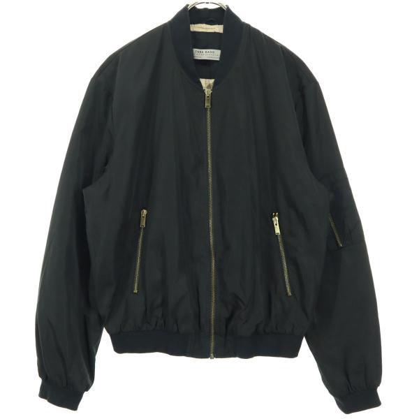 ZARA BASIC ザラベーシック 長袖 ジャケット S ブラック レディース 古着 中古