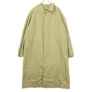 PAUL STUART ポールスチュアート 日本製 長袖 ステンカラーコート A5 ベージュ メンズ 古着 中古