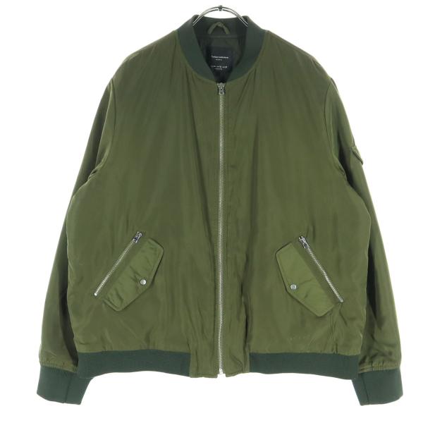 ZARA ザラ 長袖 MA-1 ブルゾン XL カーキ 中綿 レディース 古着 中古