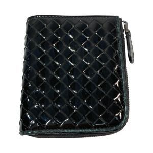 ボッテガ ヴェネタ 長財布 イントレチャート ラウンドジップ 黒 BOTTEGA VENETA 並行輸入 ボッテガヴェネタ 長財布(ラウンド