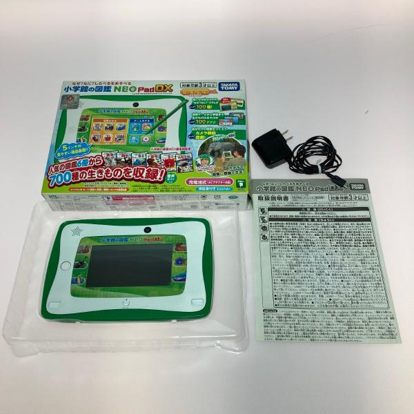 ◎◎ タカラトミー 小学館の図鑑 NEO Pad DX 充電アダプター付 傷や汚れあり