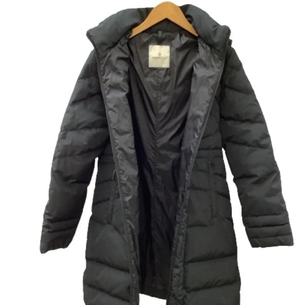 MONCLER モンクレール レディース ダウンコート SIZE 0 ブラック やや傷や汚れあり