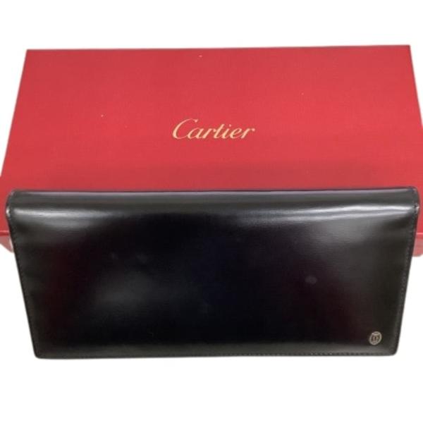 ♪♪ Cartier カルティエ 長財布 パシャ ブラック やや傷や汚れあり