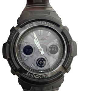 ♪♪ CASIO カシオ 腕時計 G-SHOCK ジーショック 電波 ソーラー 防水 アナログ デジタル AWG-M100B 傷や汚れあり