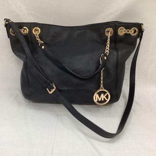 ♪♪ MICHAEL KORS レディース ２WAYバッグ ブラック やや傷や汚れあり マイケルコー...