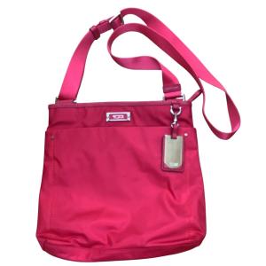 TUMI トゥミ レディース ショルダーバッグ ショッキングピンク やや傷や汚れあり