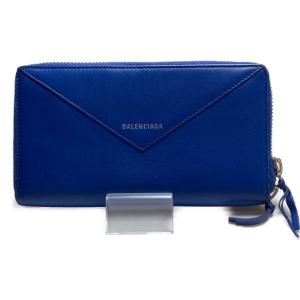 BALENCIAGA（バレンシアガ） ▽▽ レザー 長財布 594692 ブラック 傷や