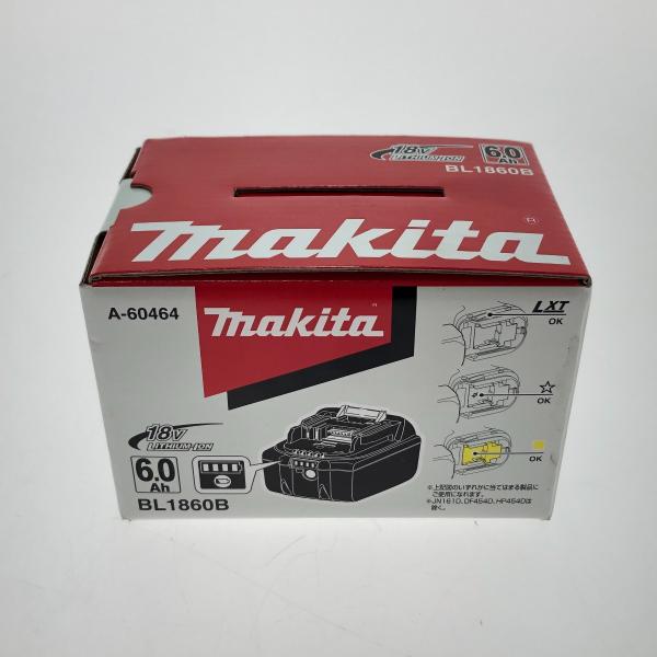 □□ MAKITA マキタ バッテリー 18V 6.0Ah BL1860B 未使用に近い