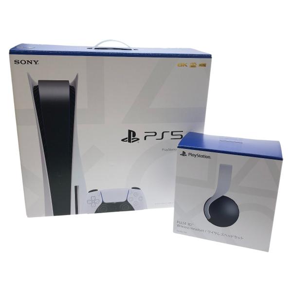 □□ SONY PlayStation 5 ワイヤレスヘッドセット付 CFI-1200A/CFI-Z...