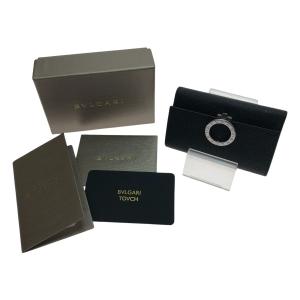 BVLGARI（ブルガリ） 6連 キーケース レザー ブラック やや傷や汚れ