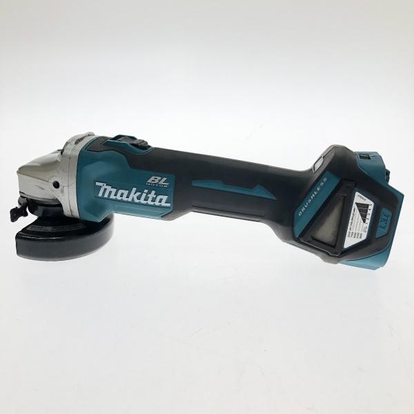 □□ MAKITA マキタ 100mm 充電式ディスクグラインダ 18V 本体のみ GA412D ブ...