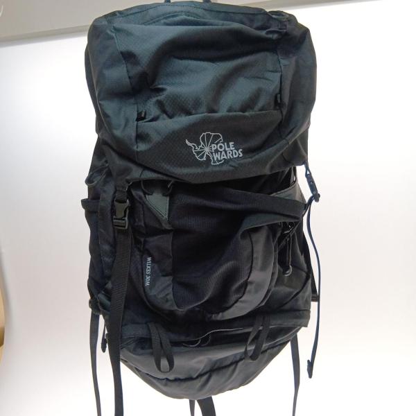 □□ POLE WARDS バックパック　リュック　WILKES30M 登山 ブラック やや傷や汚れ...
