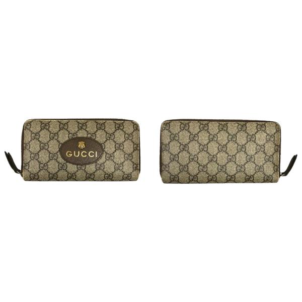 ## GUCCI グッチ ネオヴィンテージ ラウンドファスナー長財布 GGスプリームキャンバス 47...