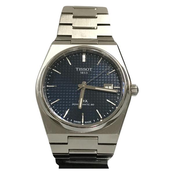 ## TISSOT ティソ 腕時計 PRX パワーマティック 80 自動巻き 文字盤ブルー T137...