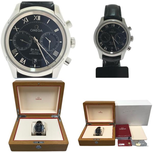 ## OMEGA オメガ デビル コーアクシャル クロノグラフ 自動巻き メンズ 431.13.42...