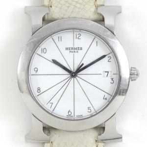 エルメス HERMES HH1.201 Hウォッチ クォーツ レディース 内箱・保証書付き_766015【ev20】 HERMES - エルメス HERMES HH1.201 Hウォッチ クォーツ レディース 内