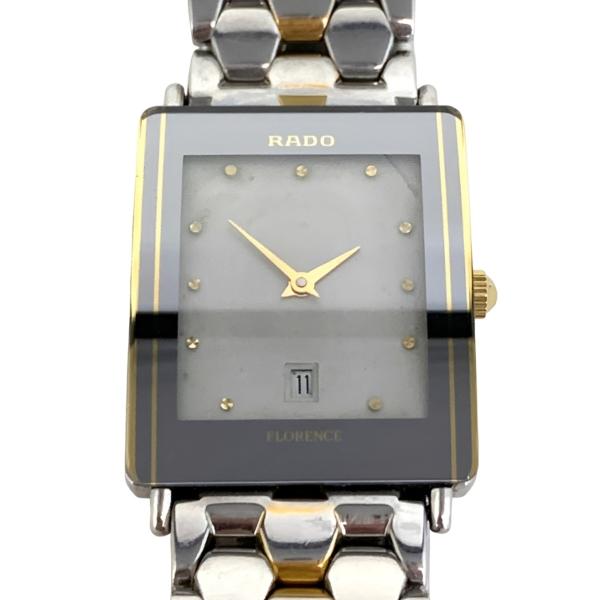 RADO ラドー フローレンス レディースクォーツ腕時計  160.3714.4 全体的に状態が悪い