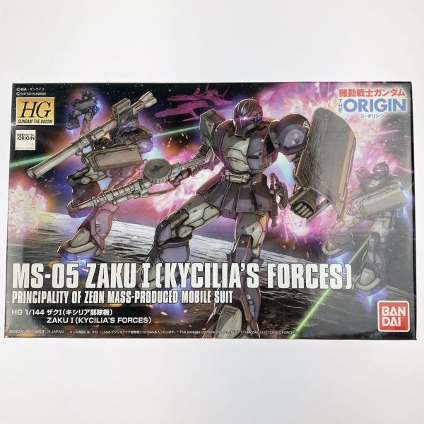 ▽▽ BANDAI バンダイ HG 1/144 THE ORIGIN ザクI(キシリア部隊機) 未組...