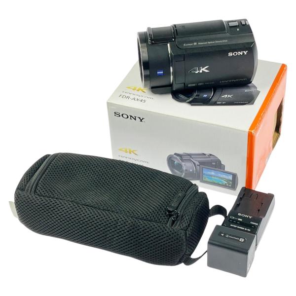▽▽ SONY ソニー ハンディカム 4K ビデオカメラ アクセサリーキット付属 FDR-AX45/...