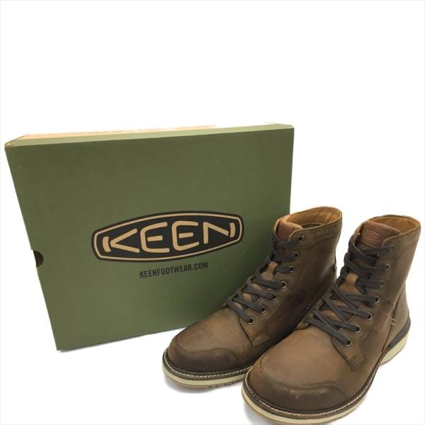 ▼▼ KEEN キーン イースティンブーツ VEG BROWN 1022065 未使用に近い