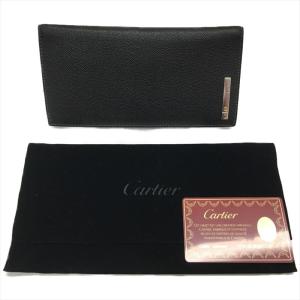 Cartier カルティエ 長財布 サントス ドゥ オニキス L3000769