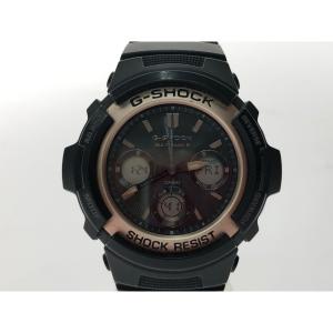CASIO カシオ メンズ腕時計 ソーラー充電 デジアナウォッチ G-SHOCK AWG-M100SF ブラック