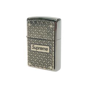 Zippo ジッポー オイルライター Supreme Diamond Plate シュプリーム ダイヤモンドプレートデザイン やや傷や汚れあり