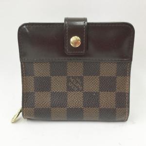 ルイヴィトン ダミエ 財布　LVコンパクトジップ　折りたたみ LOUIS VUITTON（ルイ・ヴィトン） M61668 コンパクト・ジップ ダミエ