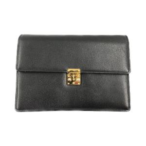 Yves Saint Laurent イブサンローラン レザー キャビアスキンYSL
