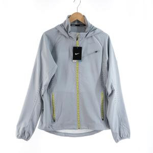 〇〇 NIKE ナイキ メンズ パーカー ジップパーカー サイズM グレー×イエロー 未使用に近い｜bigban