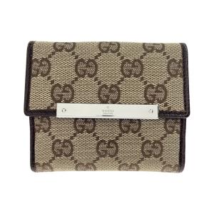 GUCCI グッチ グッチシマ ボウ リボンモチーフ 二つ折り財布