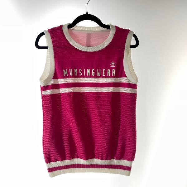 〇〇 MUNSING WEAR マンシングウェア ゴルフウエア レディース リバーシブル ニットナイ...