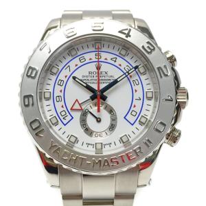☆☆ ROLEX ロレックス ヨットマスター2 116689 ホワイト 自動巻き メンズ 腕時計 箱...