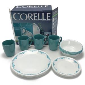 ☆☆ Corelle コレール《 ガーデンレース 》16ピースセット / FJ416DZ 目立った傷や汚れなし｜bigban