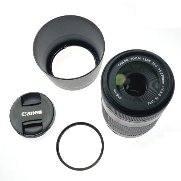 ☆☆ CANON キャノン ズームレンズ EF-S 55-250mm 1:4-5.6 IS STM ...