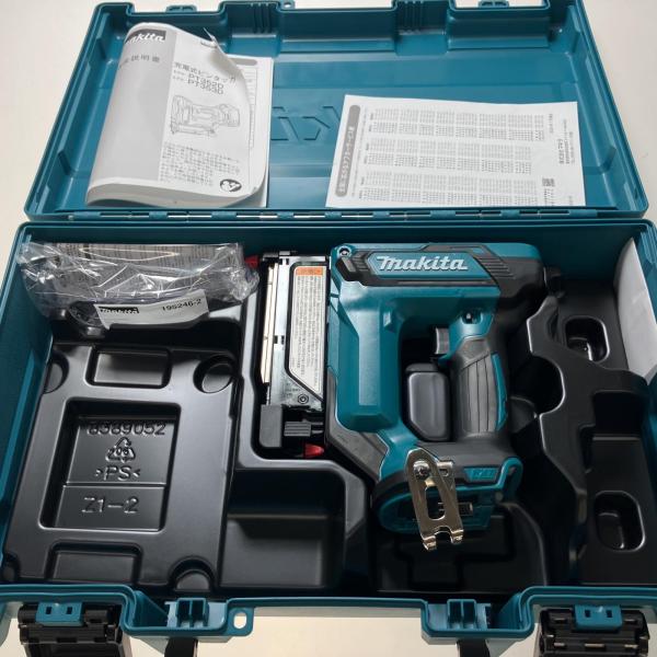 △△ MAKITA マキタ 18V　充電式ピンタッカ  本体+ケース PT353DZk ブルー 未使...