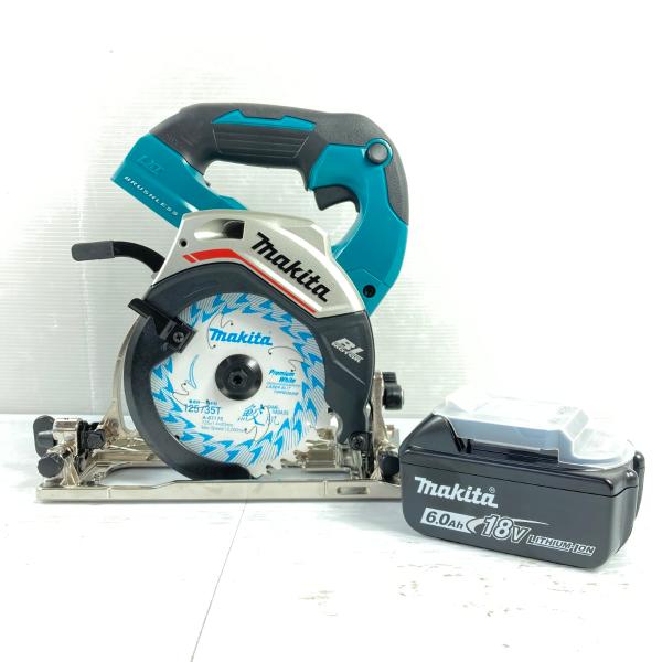 MAKITA マキタ 18v/6.0Ah 125mm 充電式マルノコ バッテリ1個付属 ※PSEマー...