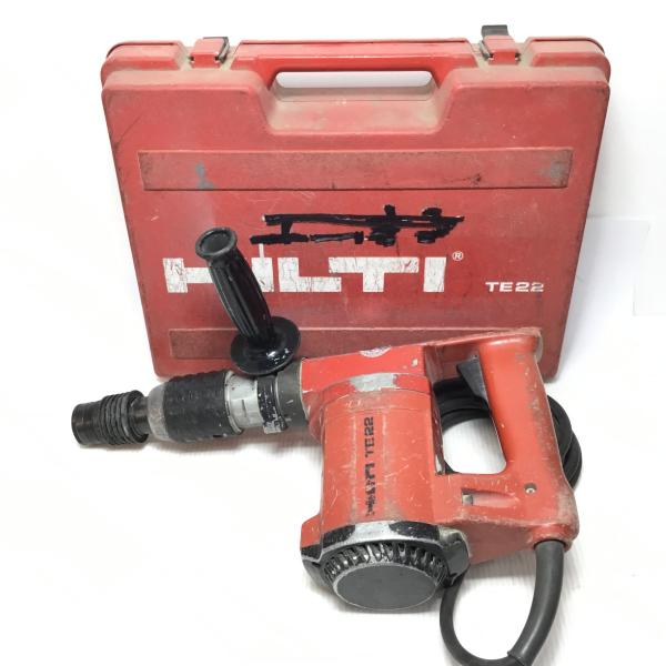 ΘΘ Hilti ヒルティ ハンマドリル コード式 程度C ケース付 TE22 傷や汚れあり