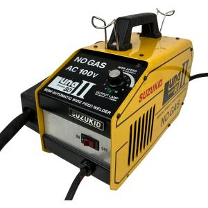 ЗЗ SUZUKID 100v ノンガス 半自動溶接機 SAY-80L2 イエロー 傷や汚れあり