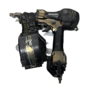 HiKOKI ハイコーキ エア釘打ち 本体のみ 高圧 NV50HR2 ブラック×ゴールド 傷や汚れあり