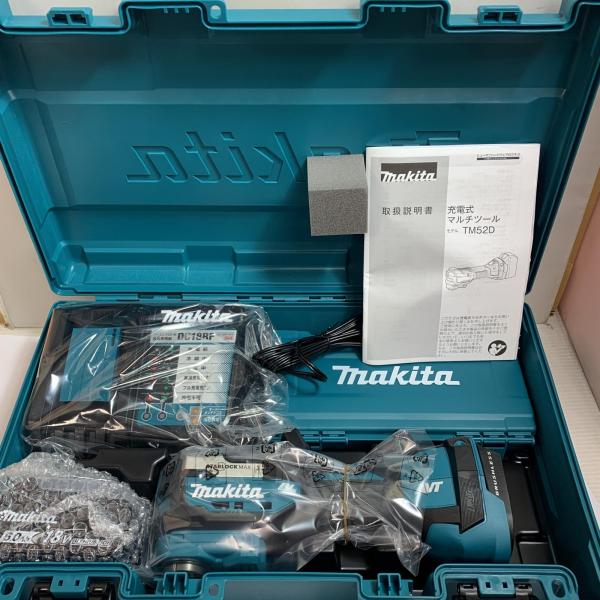 ♭♭ MAKITA マキタ 充電式マルチツール　充電器・充電池1個・ケース付 18v  TM52DR...