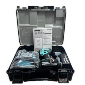 MAKITA マキタ インパクトドライバ 充電器・充電池2個・ケース付 ターコイズブルー 未使用品 TD173DGXTB