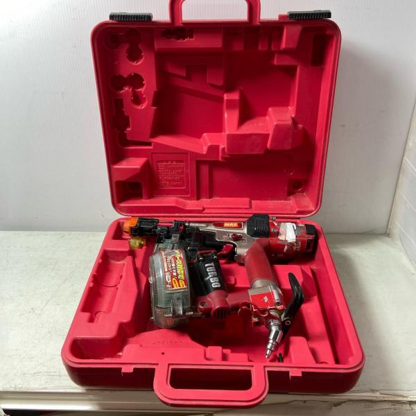 ΦΦ MAX マックス 高圧接続ターボドライバ  HV-R41G1 レッド 傷や汚れあり