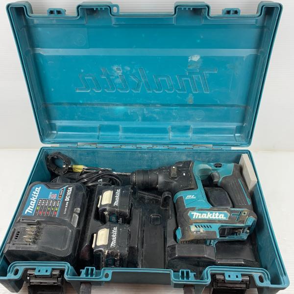 κκ MAKITA マキタ 電動工具 ハンマドリル 充電器・充電池2個・ケース付 コードレス式 16...