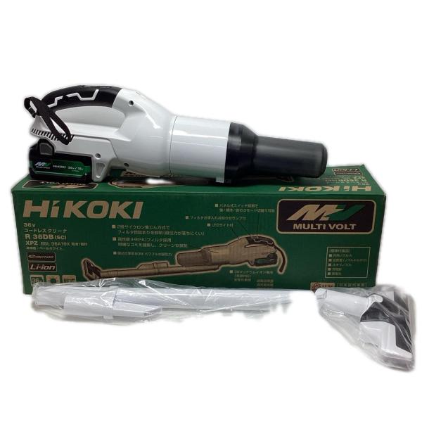 HiKOKI ハイコーキ クリーナー HiKOKI R36DB ホワイト 未使用品(S) 充電器・充...