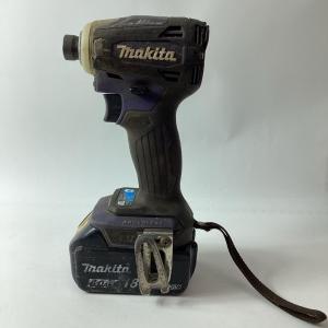 MAKITA マキタ インパクトドライバ TD172D パープル バッテリー1個付 コードレス式 18v 6.0Ah 傷や汚れあり