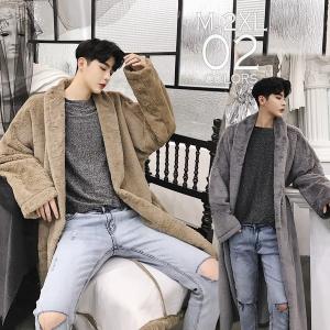 大人の ガウンコート ロング丈 ボア コート モコモコガウン メンズ メンズファッション 韓流 韓国ファッション カジュアル 冬 秋 個性 衣装 モード Ct A145 W271 メンズファッション Bigbangfellas 通販 Yahoo ショッピング