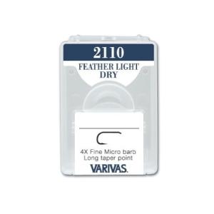 VARIVAS フライフック 2110 ドライフライ 12号 30本 マットブラウン 2110